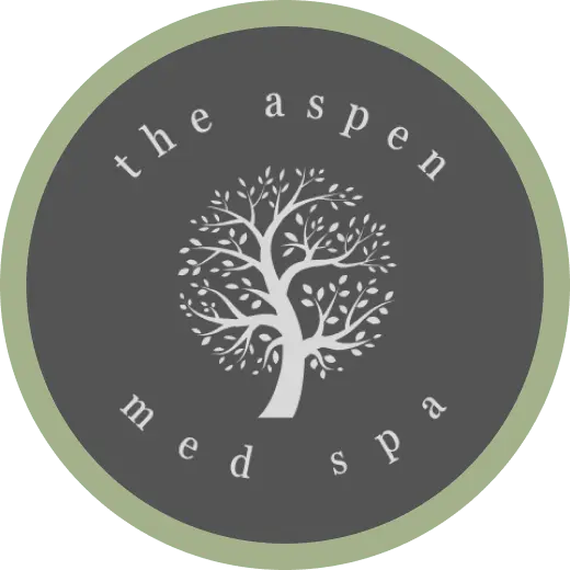 Logo of The Aspen Med Spa featuring a stylized tree.